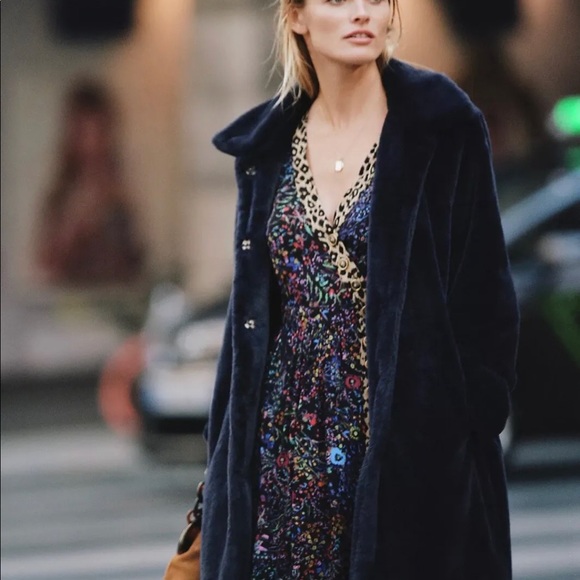 Anthropologie Leopard Floral Wrap Dress - Picture 7 of 12